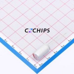 Condensador Sólido TD1E108M0816, Componente de Orificio Pasante (THT), D8xL16mm 1000uF 20% 25V 5A100kHz - Product Image 1