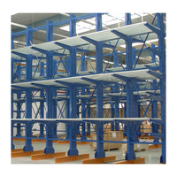 Étagère de stockage cantilever pour l'agencement de matériaux longs en entrepôt
