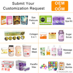 <span class=keywords><strong>Masque</strong></span> exfoliant pour les pieds, kit de pédicure de luxe en boîte, 4-en-1 avec gommage au sel de mer et au sucre, <span class=keywords><strong>masque</strong></span> de boue, crème, soin de la peau biologique à base de plantes - Product Image 6