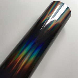 3D Olografica Cromo Nero Laser Per Car Wrapping <span class=keywords><strong>Film</strong></span> Effetto Specchio Pellicola - Product Image 1