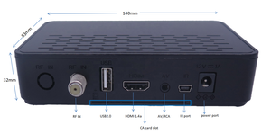 Récepteur STB HD DVB-T2 JXCAS avec décodeur compatible avec carte à puce de cryptage pour système de transmission DVB-T2 - Product Image 4