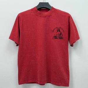 Vintage personnalisé imprimé hommes chemise décontractée personnalisé surdimensionné Streetwear graphique T-shirt unisexe Boxy plaine coton t-shirt - Product Image 1