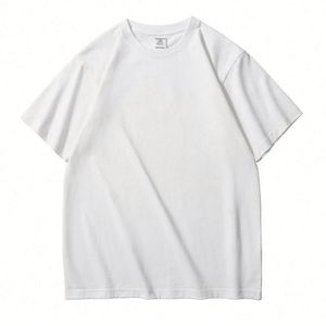 Casual Shirts High Quality <b>Drop</b> Shoulder Oversized Style Sample Screen Print Custom T Shirt Cotton Blank Men's T-Shirts - Product Image 3