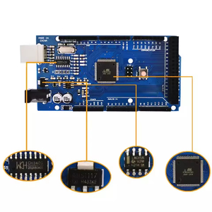 บอร์ดพัฒนา <span class=keywords><strong>Arduino</strong></span> MEGA 2560 R3พร้อมสาย USB ที่เข้ากันได้กับ <span class=keywords><strong>Arduino</strong></span> IDE สำหรับหุ่นยนต์ DIY และโครงการเครื่องพิมพ์3D - Product Image 5