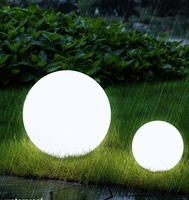 Lampe solaire de jardin IP68, boule lumineuse LED RGB flottante pour piscine, étanche, alimentée par batterie 6V DC, décoration pour jardins et piscines