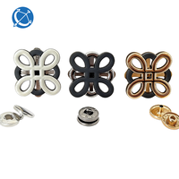Boutons-pression métalliques personnalisés pour vêtements, logo de luxe, bouton-pression doré, bouton-pression en jean personnalisé avec strass, sans nickel