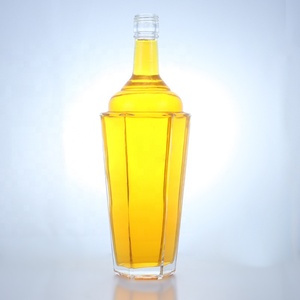 Botella De Cristal Transparente De Alta Calidad 500ml 700ml 750ml Licor Whisky Tequila Vodka <span class=keywords><strong>Ron</strong></span> Con Tapas - Product Image 6