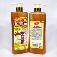 Gel douche exfoliant à la carotte et à la papaye VC - Mousse riche et longue durée, parfum rafraîchissant - 1000 ml