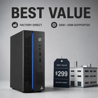 PC Desktop Kantor Profesional Zhaoxin 8 Core KX-U6780A 2.7GHz 16GB DDR4 512GB NVMe SSD LCD untuk Bisnis