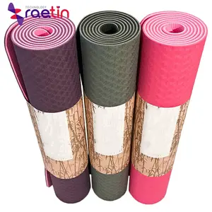 Cheap Price Of Eco Friendly TPE Yoga Mat Non-Slip Workout Mat For Tpe Yoga Mat Logo