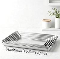 Fabricant de plateaux sur mesure : Plateaux de cuisson en acier inoxydable non perforés pour le refroidissement et la cuisson