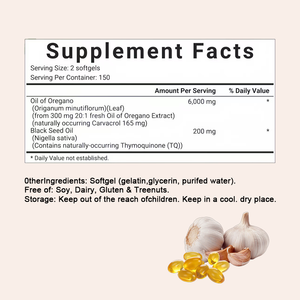 Cápsulas de Extrato de Alho Envelhecido Sem Odor 7500mg Suplemento Dietético de Alta Potência Não OGM Sem Glúten, Testado em Laboratório, 300 Contagens - Product Image 3