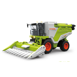 DWI DOWELLIN 2.4G 1:24 Télécommande 6 Canaux Farmer Truck Car Toys Kids Boys <span class=keywords><strong>RC</strong></span> Cars Corn Machine + Wheat Harvester - Product Image 3