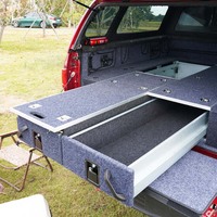 Tiroir de Rangement Robuste Personnalisé pour Coffre de Camionnette 4x4, SUV, Voiture, Coffre Arrière, Boîte à Outils
