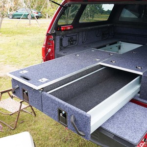 Tùy Chỉnh Nhiệm Vụ Nặng Nề 4X4 Pickup SUV Xe Con Lăn Thân Cây Phía Sau Hàng Hóa Lưu Trữ Ngăn Kéo Hộp Công Cụ Xe Tải Giường Ngăn Kéo - Product Image 5