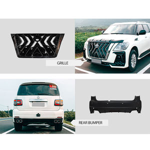 Parachoques trasero y delantero para Nissan Patrol, kit de carrocería negra para modelos Y62, 2010, 2011, 2012, <span class=keywords><strong>2013</strong></span>, 2014, 2015, 2016, 2017, 2018 y 2019 - Product Image 4