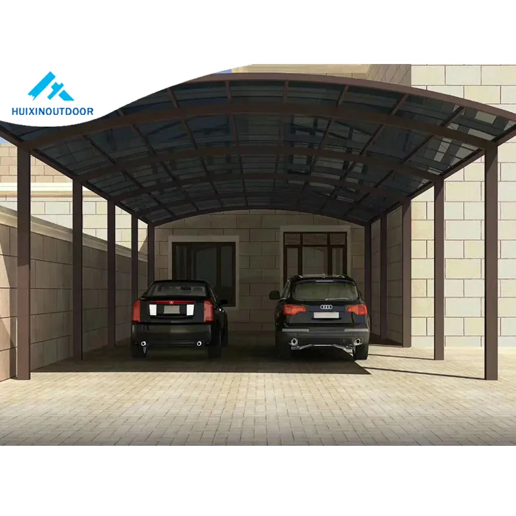 Structure tuyau traction voiture Parking hangar auvent métal Port cadre lavage aluminium Alu abri parapluie