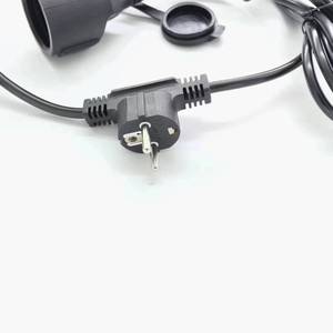 ปลั๊กต่อพ่วงแบบยุโรป 2 ช่อง 10A 16A 230V ได้รับการรับรองความปลอดภัย วัสดุ ABS - Product Image 3