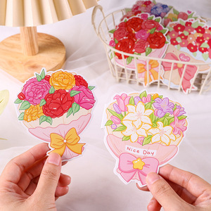 Festival all'ingrosso benedizioni pieghevoli carte Bouquet floreali biglietti d'<span class=keywords><strong>auguri</strong></span> per tutte le occasioni universale negozio <span class=keywords><strong>di</strong></span> <span class=keywords><strong>fiori</strong></span> carte da forno - Product Image 5