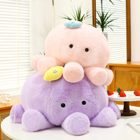 Nouvelle Peluche Méduse Couleur Bonbon, Poupée à lancer pour Mariage, Décoration d'Ambiance pour Fêtes et Festivals, Cadeau Doux, Mignon et Apaisant pour Couples et Enfants