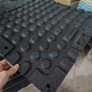 Cheap Anti-slip Crossfit Rubber Gym Flooring Tile 25mm Indoor Synthetic Fitness Rubber Mats Gym Floor