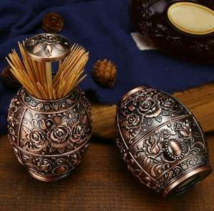 Porte-<span class=keywords><strong>Cure</strong></span>-<span class=keywords><strong>dents</strong></span> de Style européen métal acier inoxydable Type presse distributeur automatique <span class=keywords><strong>Cure</strong></span> Dent boîte accessoires de cuisine - Product Image 2