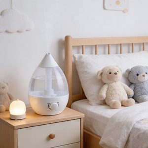 Humidificateur ultrasonique diffuseur d'huiles essentielles, aromathérapie, stérilisation, LED à changement de couleur, 3-5L, pour hôtel et extérieur, avec bouton de commande - Product Image 1