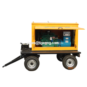 Trung Quốc di chuyển điện im lặng di động máy phát điện diesel với Trailer - Product Image 6
