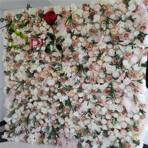 SPR Flores Artificiais <span class=keywords><strong>ristorante</strong></span> e cerimonia di nozze eventi tessuto <span class=keywords><strong>rosa</strong></span> <span class=keywords><strong>rossa</strong></span> artificiale decorativo 5d pannello murale - Product Image 2