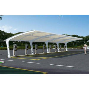 Prix usine Structure en acier à membrane tendue PVDF pour abri de voiture, auvent, abri de stationnement et carport - Product Image 2