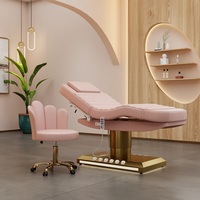Mobilier de Lit Électrique de Spa en Gros, Table de Massage, Lit pour Soins du Visage et Cils, Chaise de Salon de Beauté