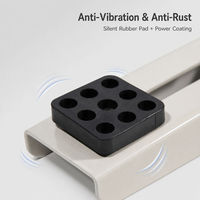 Supports muraux pour condenseur de climatiseur extérieur de type AA, en acier laminé à froid, pour unités de condenseur HVAC