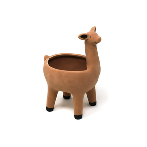 Jardinière de lama mignon en pot de couleur terre cuite pour Cactus succulent petites plantes d'intérieur jardinière extérieure de 3.25 pouces - Product Image 4