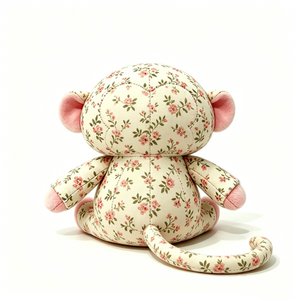 Peluche décorative personnalisée pour chambre de fille, figurine animalière de la jungle à collectionner, cadeau de naissance en peluche, jouet à poser sur étagère de chambre d'enfant - Product Image 3