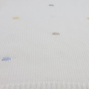Cotton Rabbit Embroidered Lovey Security <b>Blanket</b> for Infants PP Cotton Filling Mesh Soothing Design for Birthday Occasions - Product Image 2