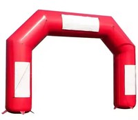 Arche de course gonflable pour événements sportifs en plein air