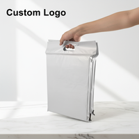 Sac d'expédition en polyéthylène personnalisé avec logo imprimé, pour vêtements, colis postaux, avec poignée