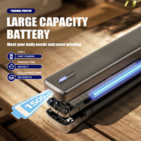 Imprimante thermique portable A4 HZTZ, stock d'usine, mini copieur de tatouages, compatible IOS/Android