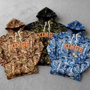 Nouvelle Arrivée 2026 – Sweat à Capuche de Chasse Personnalisé Streetwear, Impression DTG Camouflage Intégral, Coupe Boxy Épaules Tombantes, Sweat Oversize Homme - Product Image 1