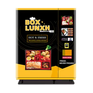 Hot Food Lunch Box Vending Verpackt Fertig Essen Snack Verkaufs automat Lieferant Hot Sale Ce