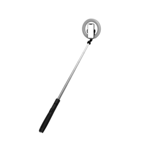 Q05S Perche à selfie pliable avec trépied et anneau lumineux, 1680 mm, télécommande Bluetooth, rotation à 360°, stabilisateur de téléphone en alliage d'aluminium et ABS pour appareil photo - Product Image 5