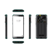 Terminal portable 5G Android 14 6 Go 128 Go double SIM bouton programmable PDA robuste Scanner de codes à barres 2D Aide à la communication RFID