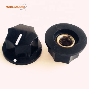 MAKP0022 20X11.5mm 9F Metal Inserir Plástico Rodada Potenciômetro Guitar Knob Acessórios Eletrônicos Essencial - Product Image 3