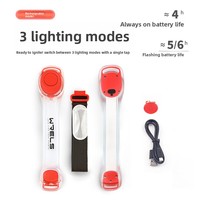 Bracelet LED Lumineux Réglable WRELS pour Course Nocturne et Cyclisme – Bande LED Élastique Colorée Clignotante pour Sports