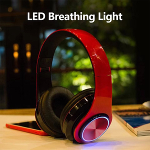 B39 Auriculares plegables TWS BT RGB Luz LED Cancelación de ruido Auriculares inalámbricos Auriculares para juegos con micrófono para juegos Música de TV - Product Image 5