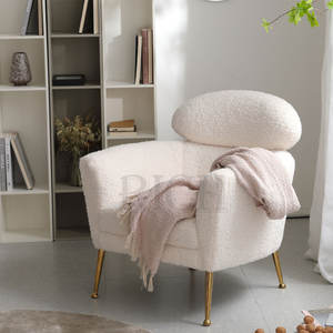 <span class=keywords><strong>Fauteuil</strong></span> en fausse <span class=keywords><strong>fourrure</strong></span> de mouton blanc, <span class=keywords><strong>fauteuil</strong></span> en tissu de laine de mouton Teddy, <span class=keywords><strong>fauteuil</strong></span> moderne en fausse <span class=keywords><strong>fourrure</strong></span> de mouton - Product Image 3