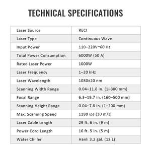 Máquina de Limpieza Láser de Fibra CW de 1500W, 2000W, 3000W, Removedor de Óxido Portátil para Metal y Acero Inoxidable, Marcas de Cabezales Láser JPT MAX - Product Image 3