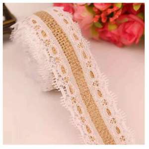 Rouleau de lin en Jute lisse, ruban en lin pour l'artisanat de noël, corde de chanvre DIY, cordons de mariage faits à la main, macramé, forme plate, 100 m/rouleau torsadé brut - Product Image 4
