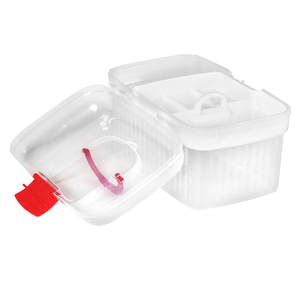 Trousse de premiers soins en plastique portable, boîte à médicaments, boîte à <span class=keywords><strong>pharmacie</strong></span>, plateau transparent, boîte médicale familiale, boîte de rangement, boîte à outils - Product Image 5