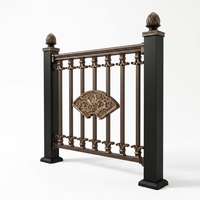 Rampe de balcon moderne en aluminium thermolaqué sur mesure pour escaliers extérieurs et appartements – Main courante résistante à la rouille et à l'eau